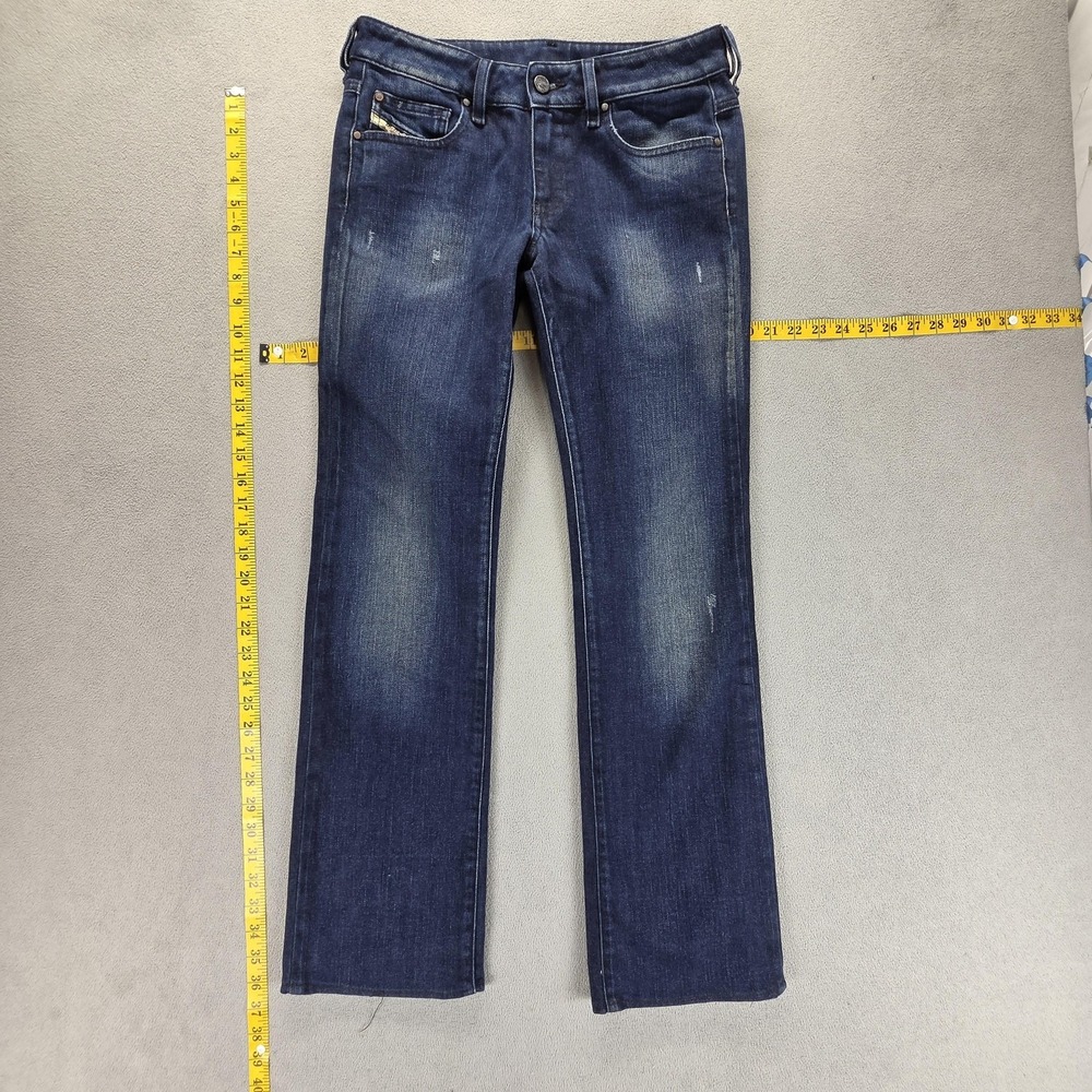 Diesel Jeans Mens 28x34 Blue Ronhar Slim Bootcut Medium Wash Stretch 008WX